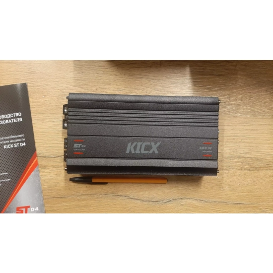 KICX ST D4 – Kompaktowy 4-kanałowy wzmacniacz klasy D do systemów Car Audio